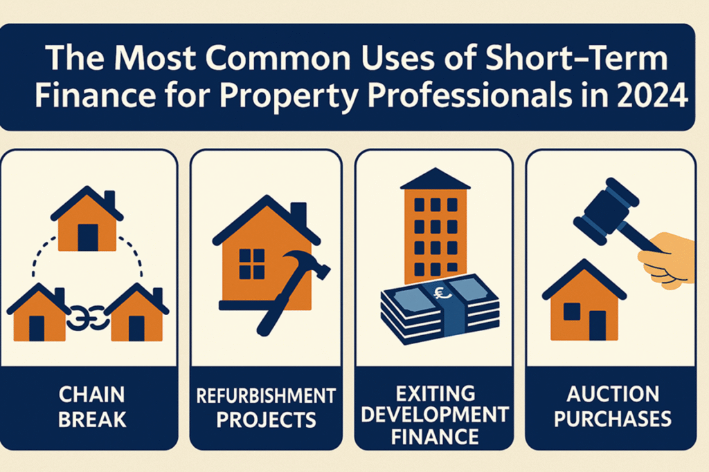 The Most Common Uses of Short-Term Finance for Property Professionals in 2024